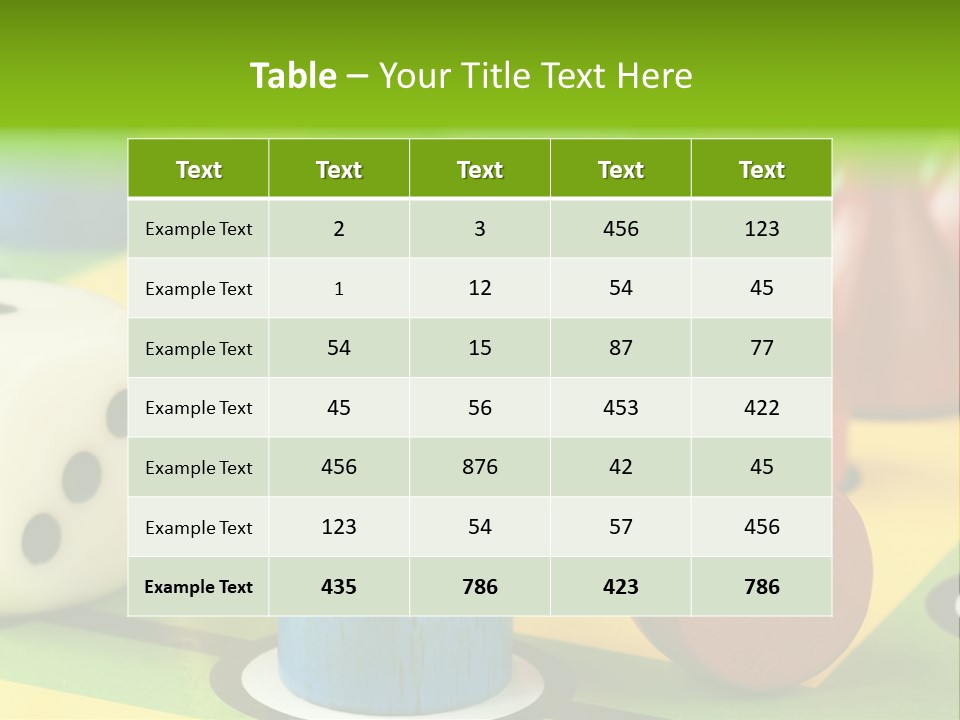 Compare Colorful Lettuce PowerPoint Template