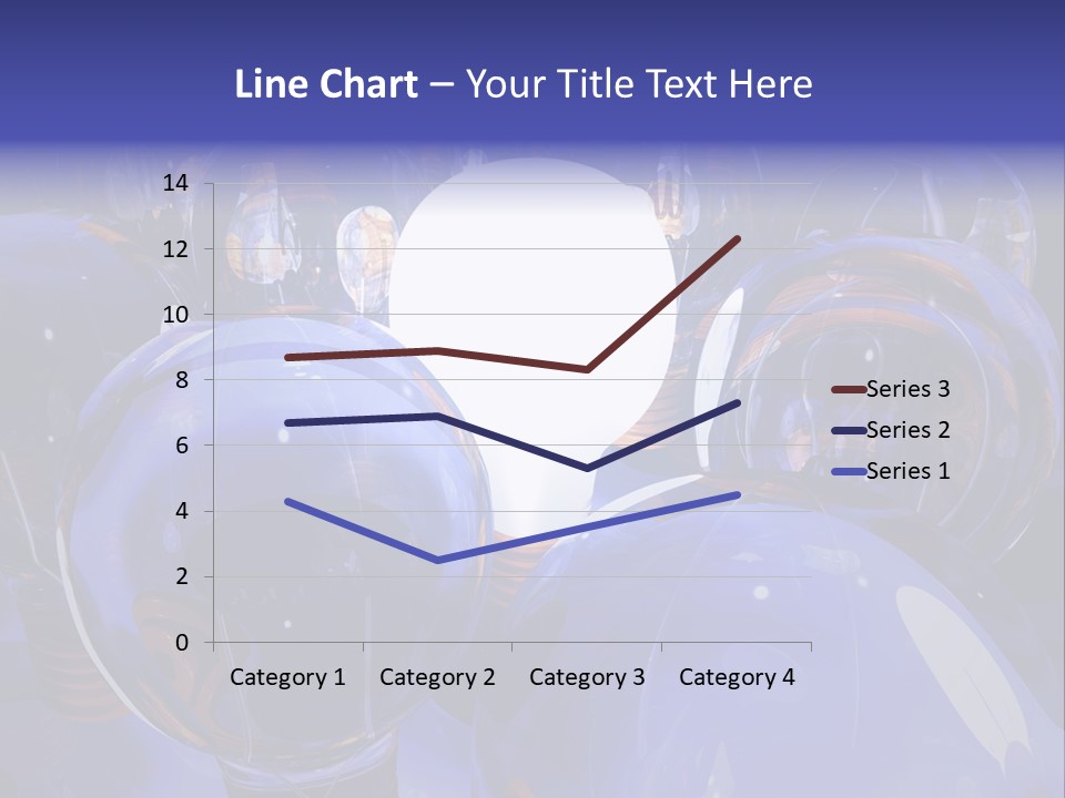A Group Of Blue Helmets With A White Light In The Middle PowerPoint Template