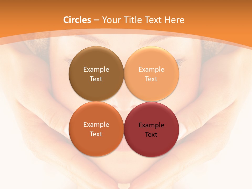 A Woman With A Towel On Her Head With Her Eyes Closed PowerPoint Template