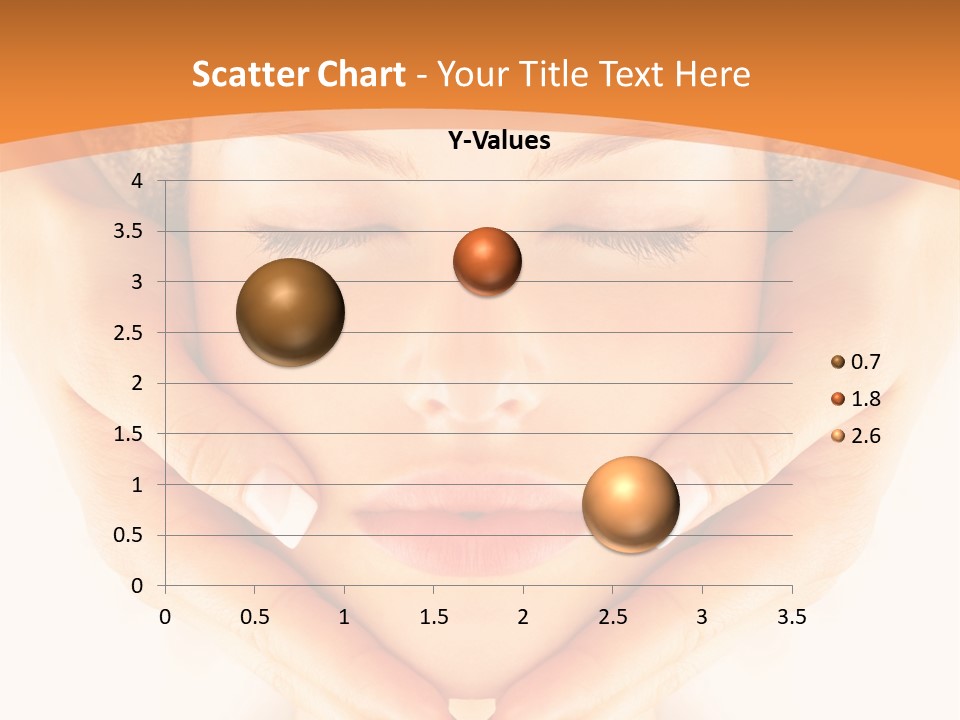 A Woman With A Towel On Her Head With Her Eyes Closed PowerPoint Template