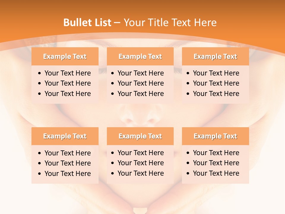 A Woman With A Towel On Her Head With Her Eyes Closed PowerPoint Template