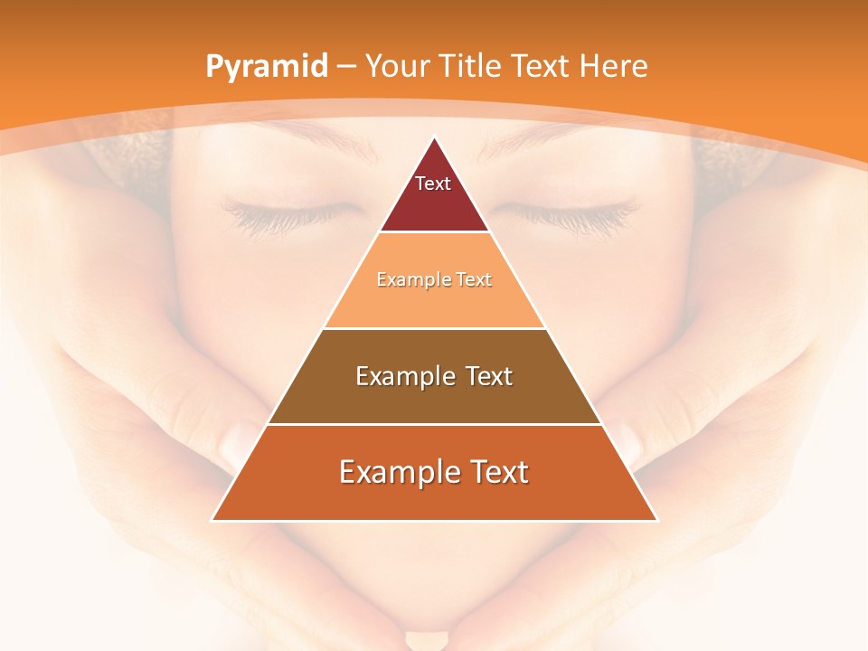 A Woman With A Towel On Her Head With Her Eyes Closed PowerPoint Template