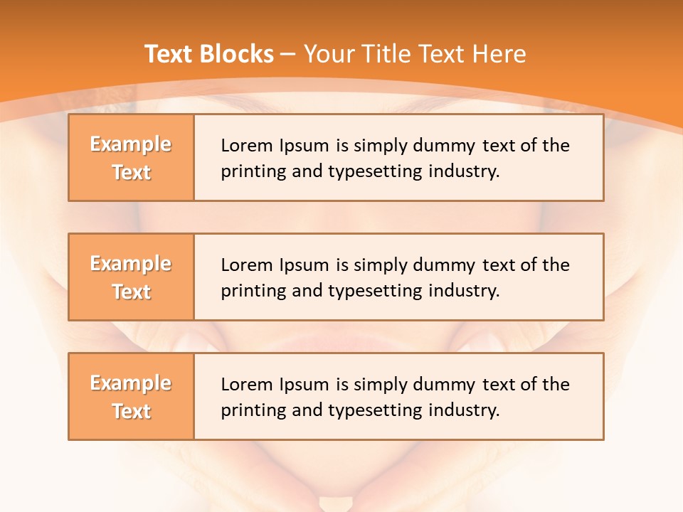 A Woman With A Towel On Her Head With Her Eyes Closed PowerPoint Template