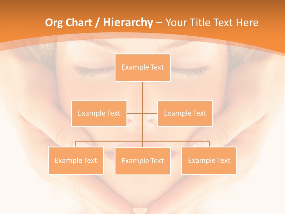 A Woman With A Towel On Her Head With Her Eyes Closed PowerPoint Template