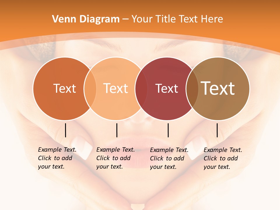 A Woman With A Towel On Her Head With Her Eyes Closed PowerPoint Template