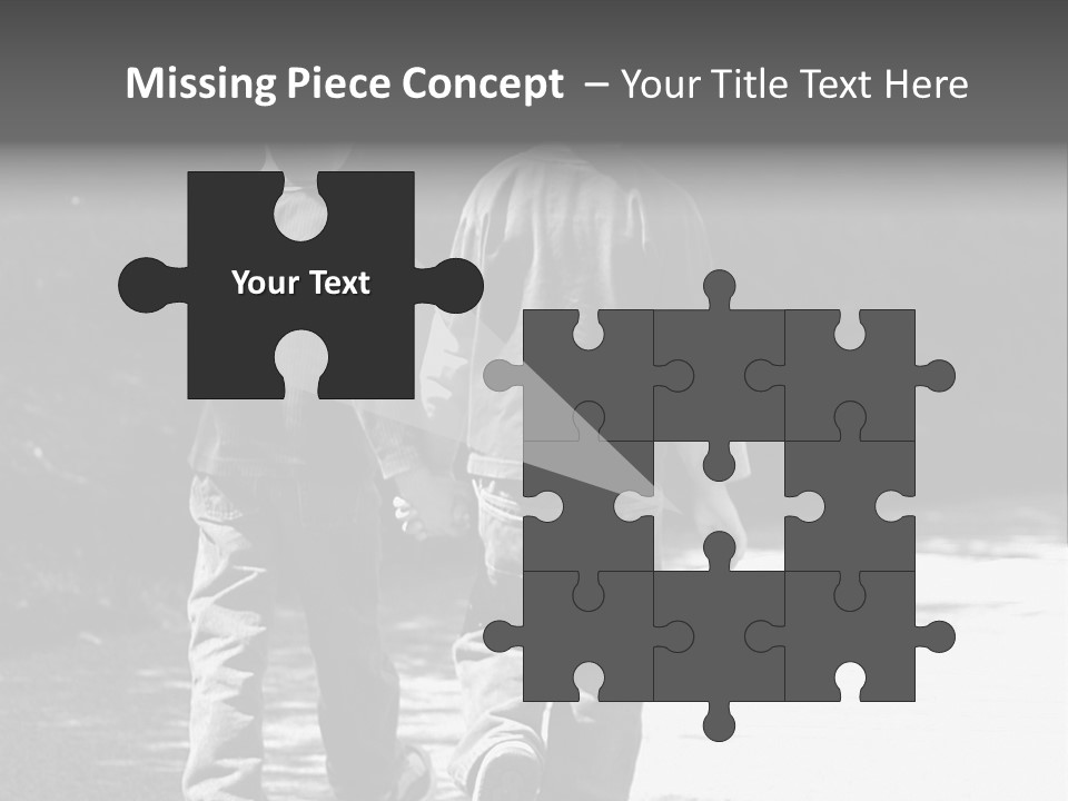 Friends Hands Boys PowerPoint Template