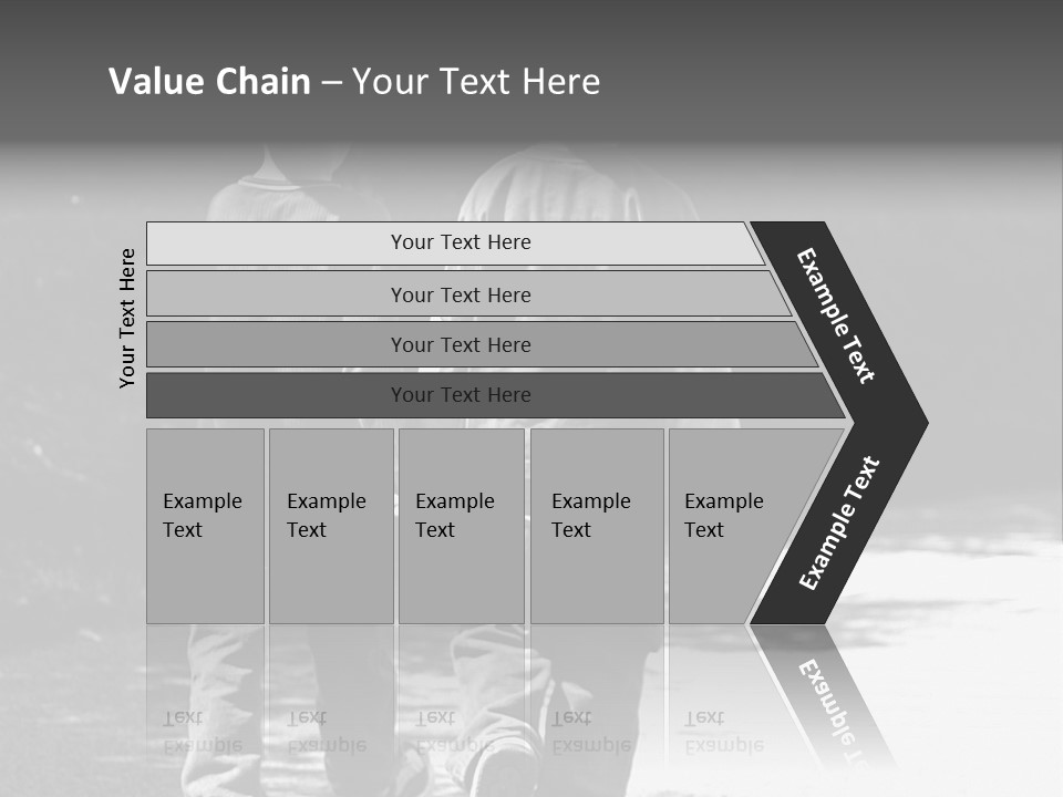 Friends Hands Boys PowerPoint Template