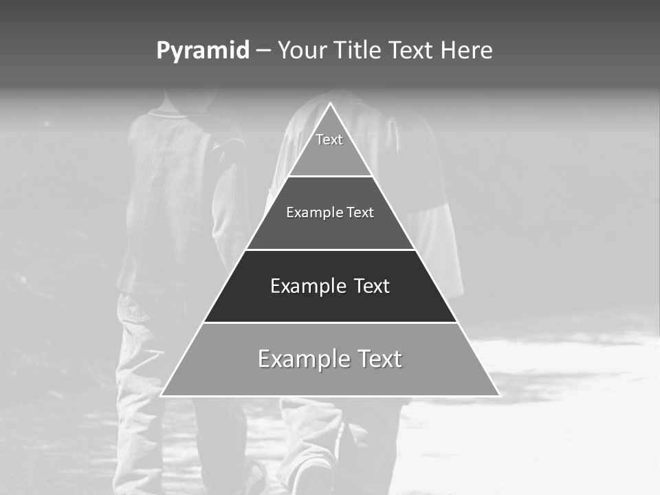 Friends Hands Boys PowerPoint Template