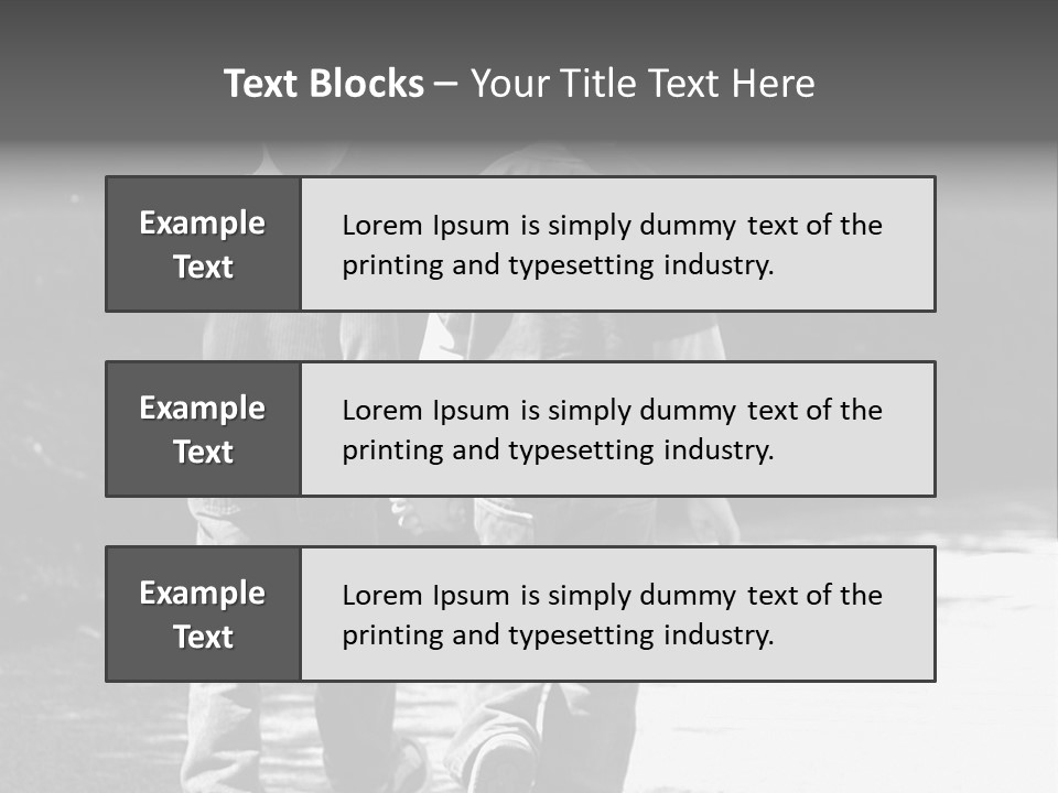 Friends Hands Boys PowerPoint Template