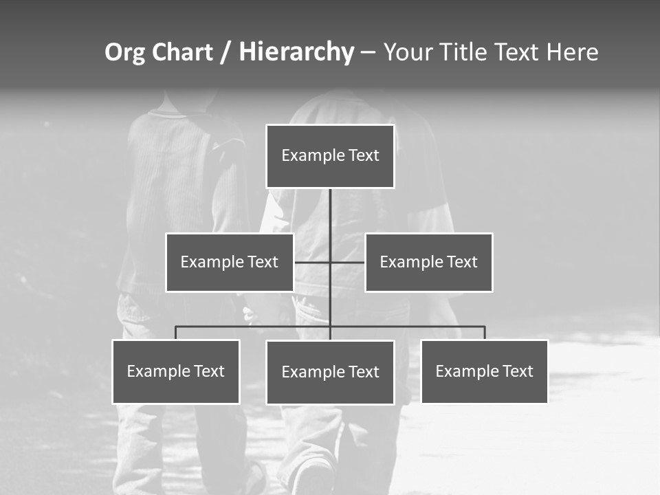 Friends Hands Boys PowerPoint Template