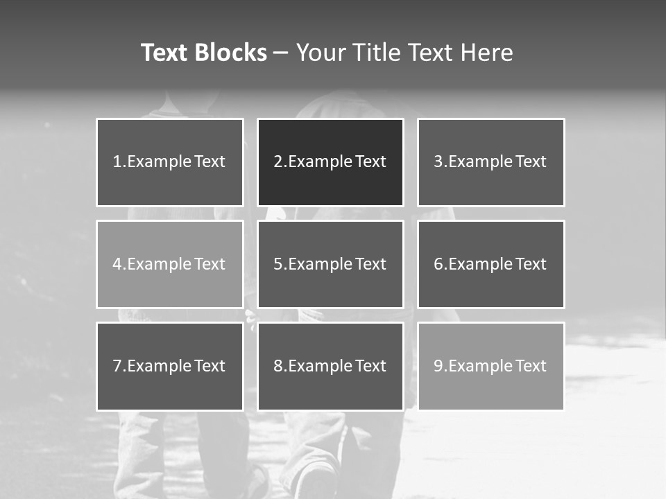 Friends Hands Boys PowerPoint Template