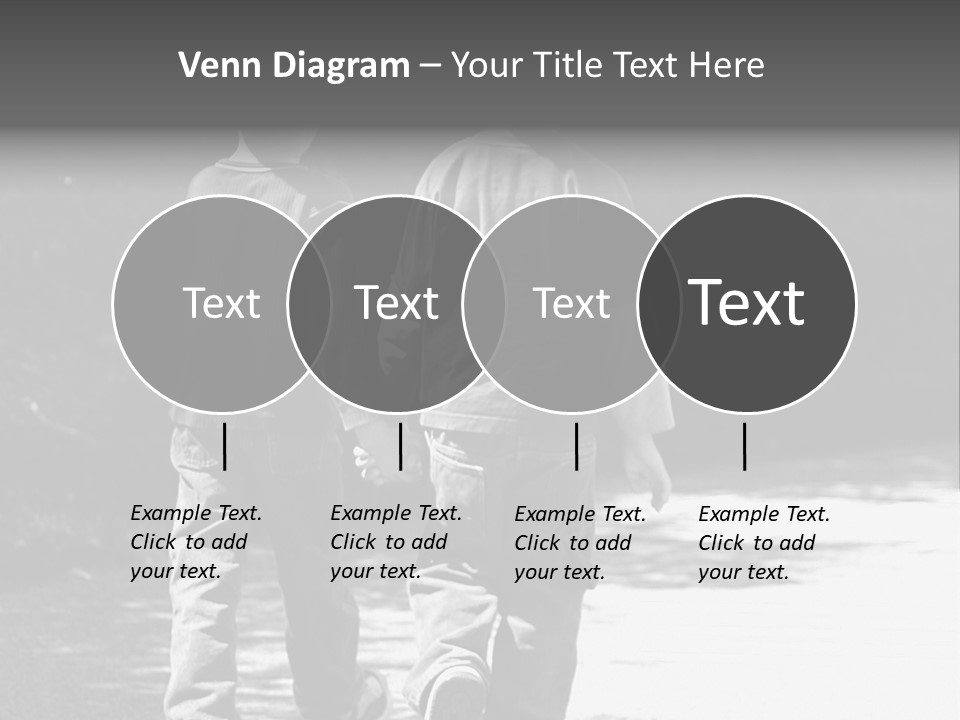 Friends Hands Boys PowerPoint Template