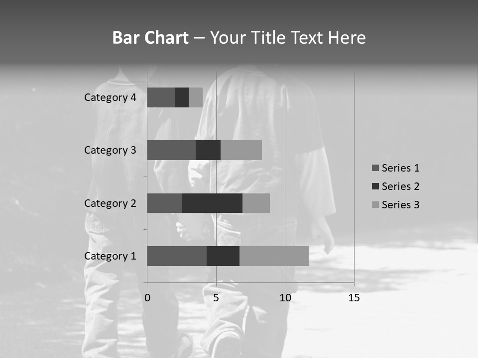 Friends Hands Boys PowerPoint Template
