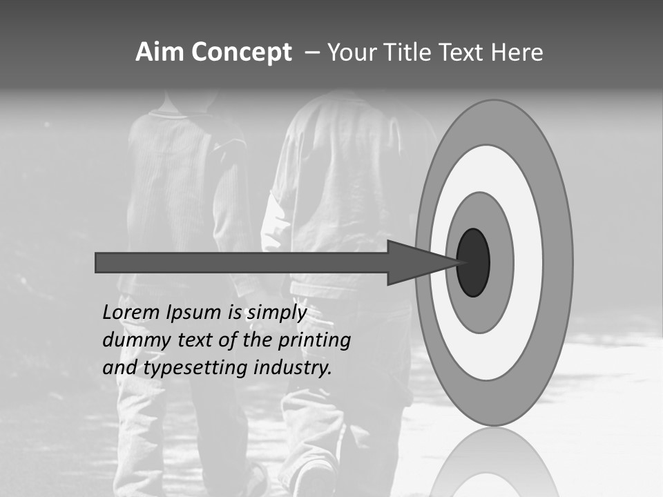 Friends Hands Boys PowerPoint Template