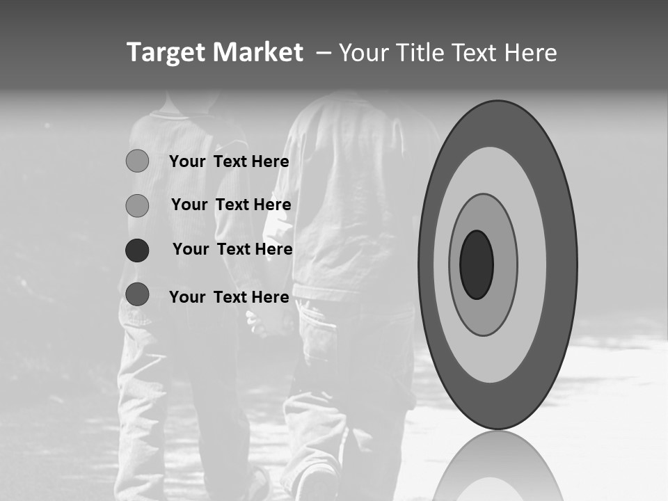 Friends Hands Boys PowerPoint Template