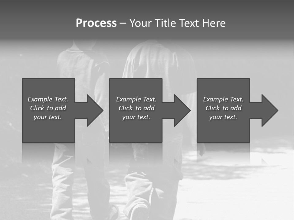 Friends Hands Boys PowerPoint Template