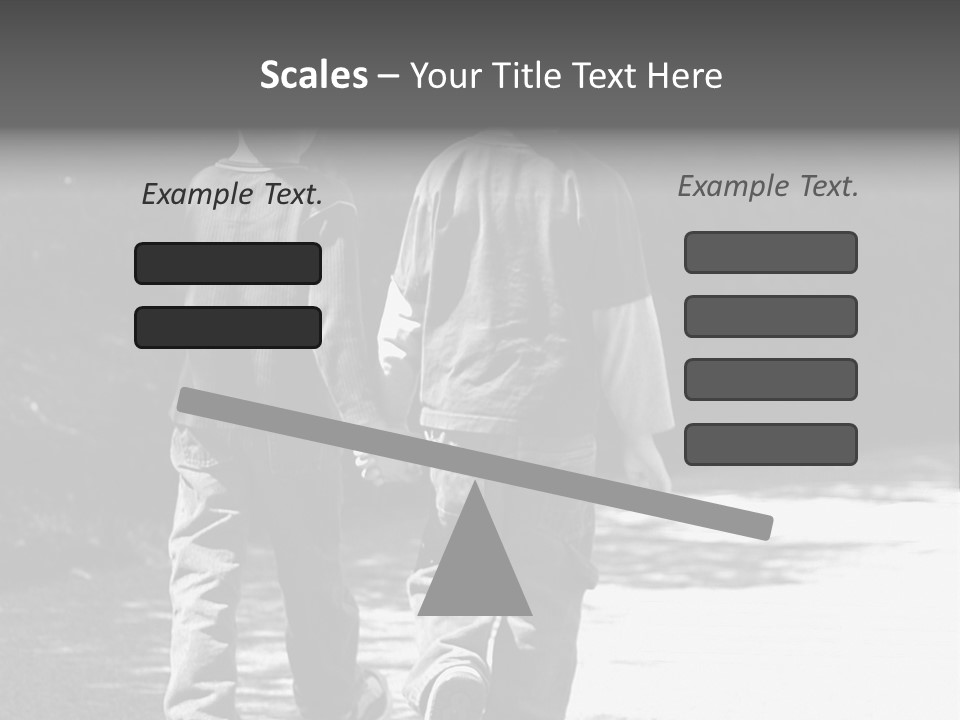 Friends Hands Boys PowerPoint Template