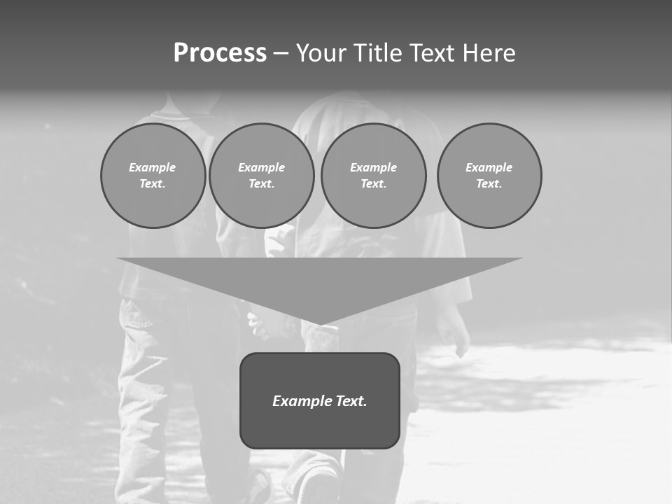 Friends Hands Boys PowerPoint Template