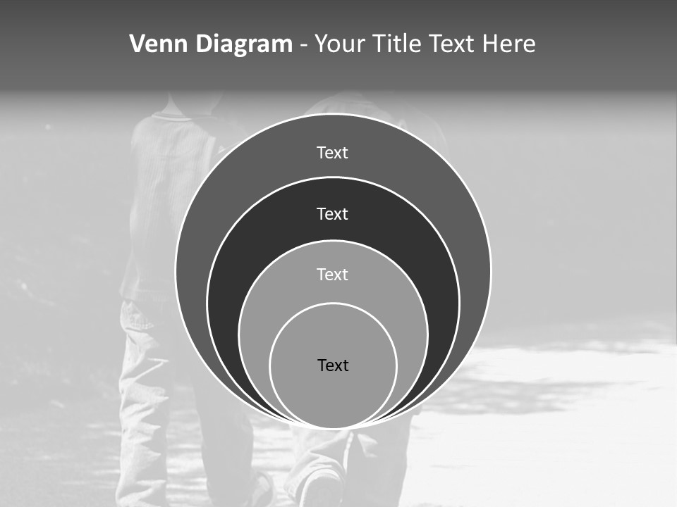 Friends Hands Boys PowerPoint Template