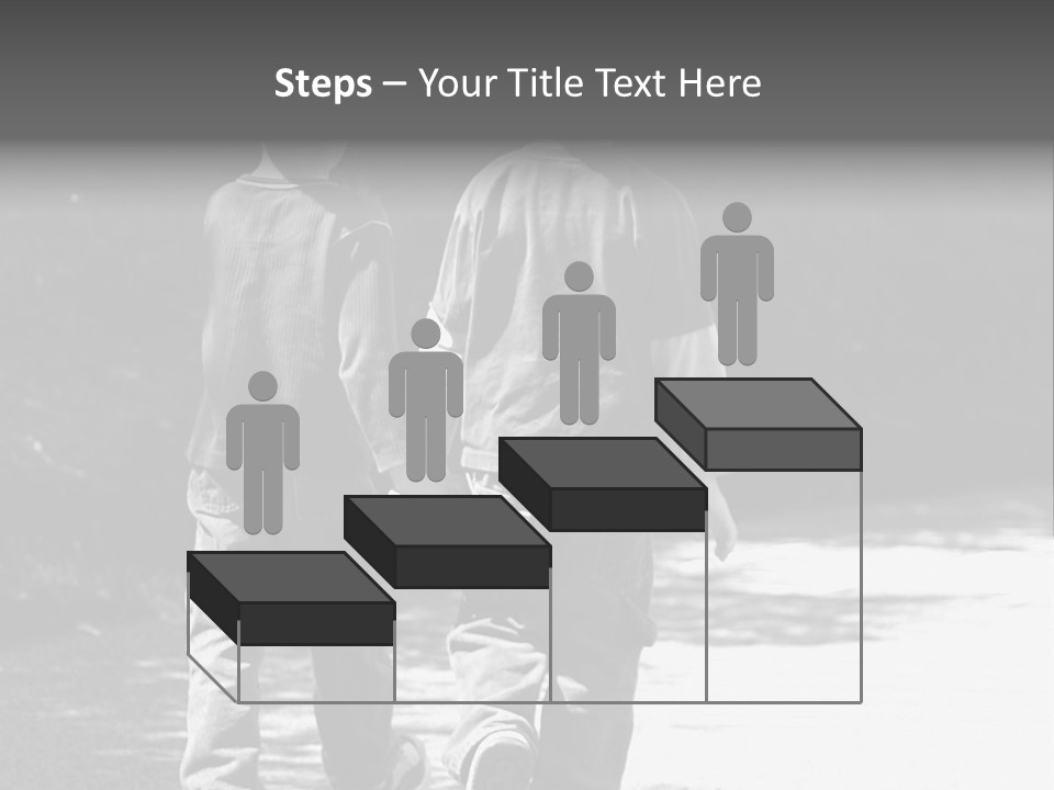 Friends Hands Boys PowerPoint Template