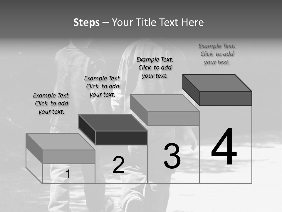 Friends Hands Boys PowerPoint Template