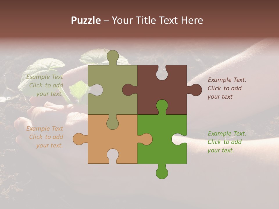 Closeup Farm Rural PowerPoint Template