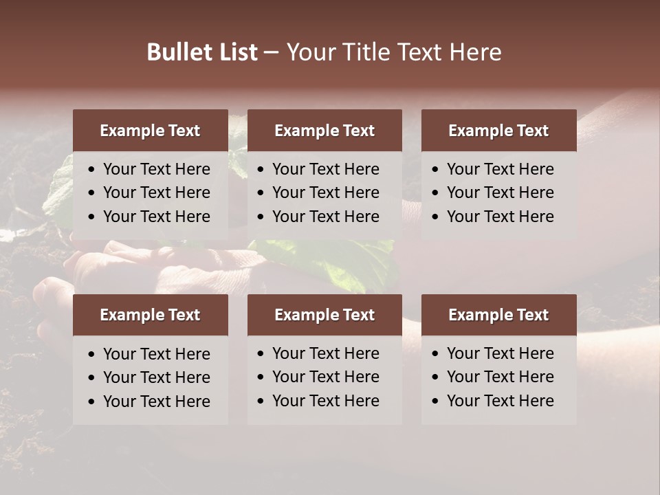 Closeup Farm Rural PowerPoint Template