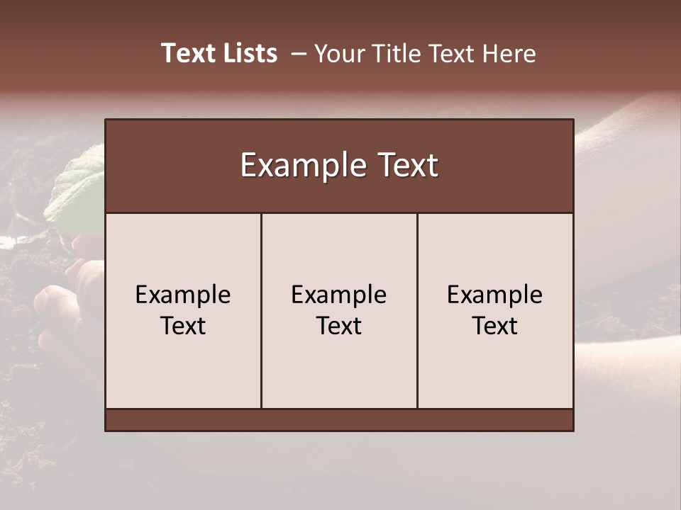 Closeup Farm Rural PowerPoint Template