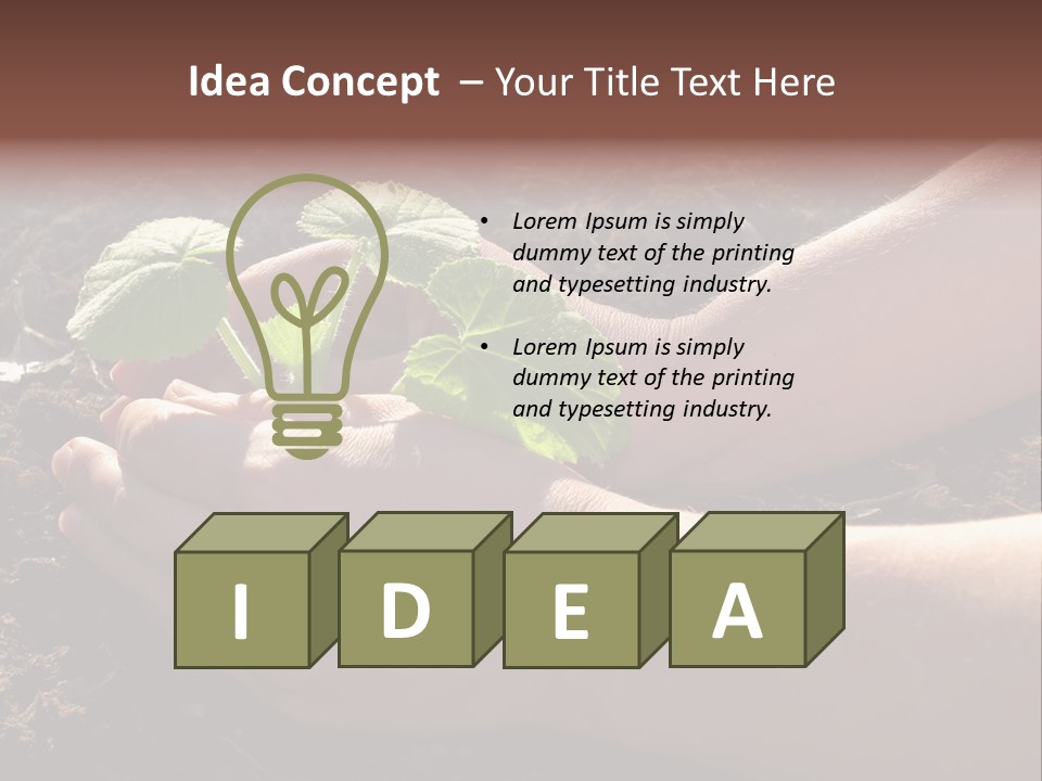 Closeup Farm Rural PowerPoint Template