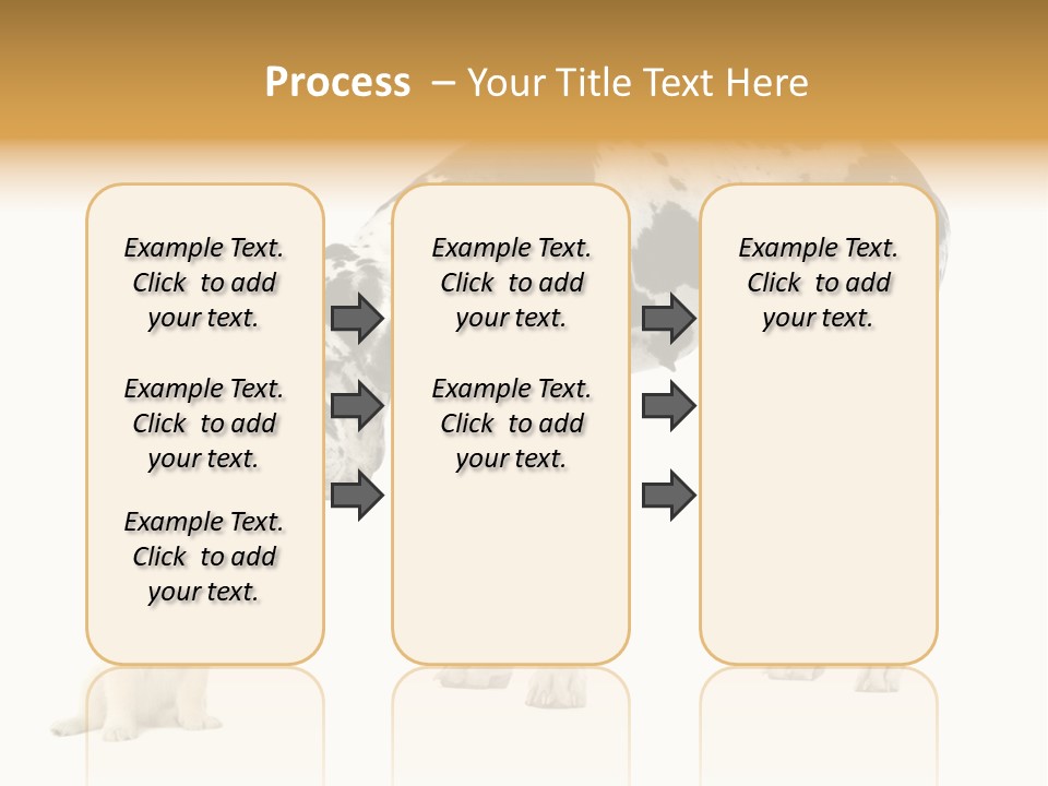 Puppy Black Cut PowerPoint Template