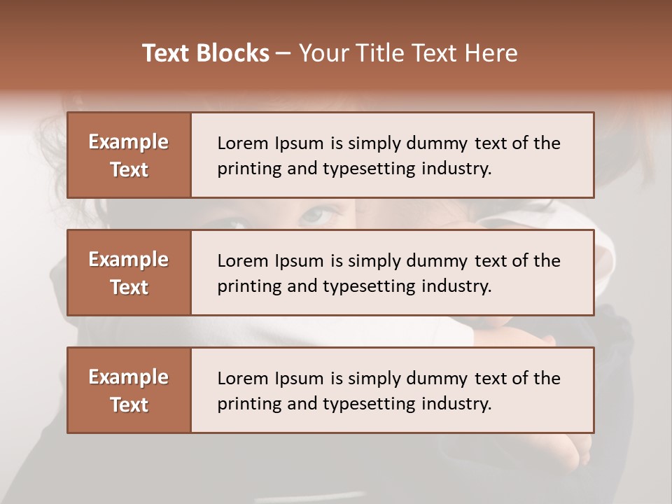Lifestyle Cry Childcare PowerPoint Template