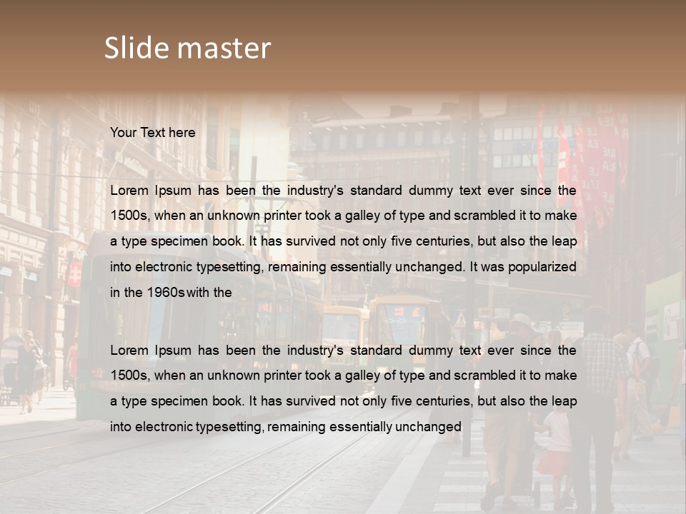 Helsinki Streetcar Finland PowerPoint Template