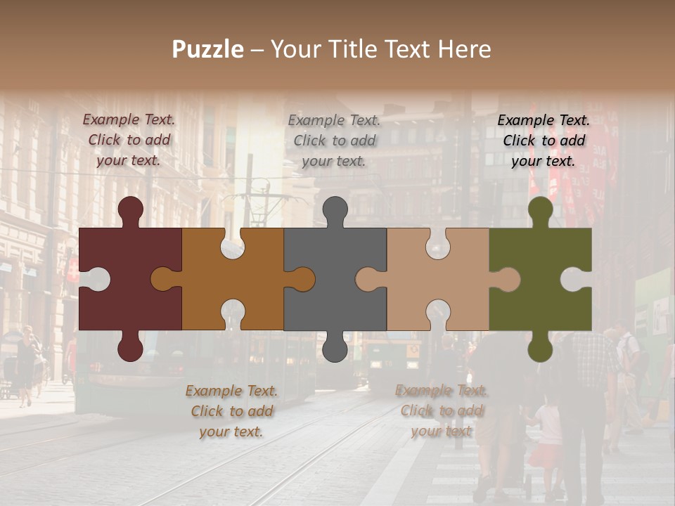 Helsinki Streetcar Finland PowerPoint Template