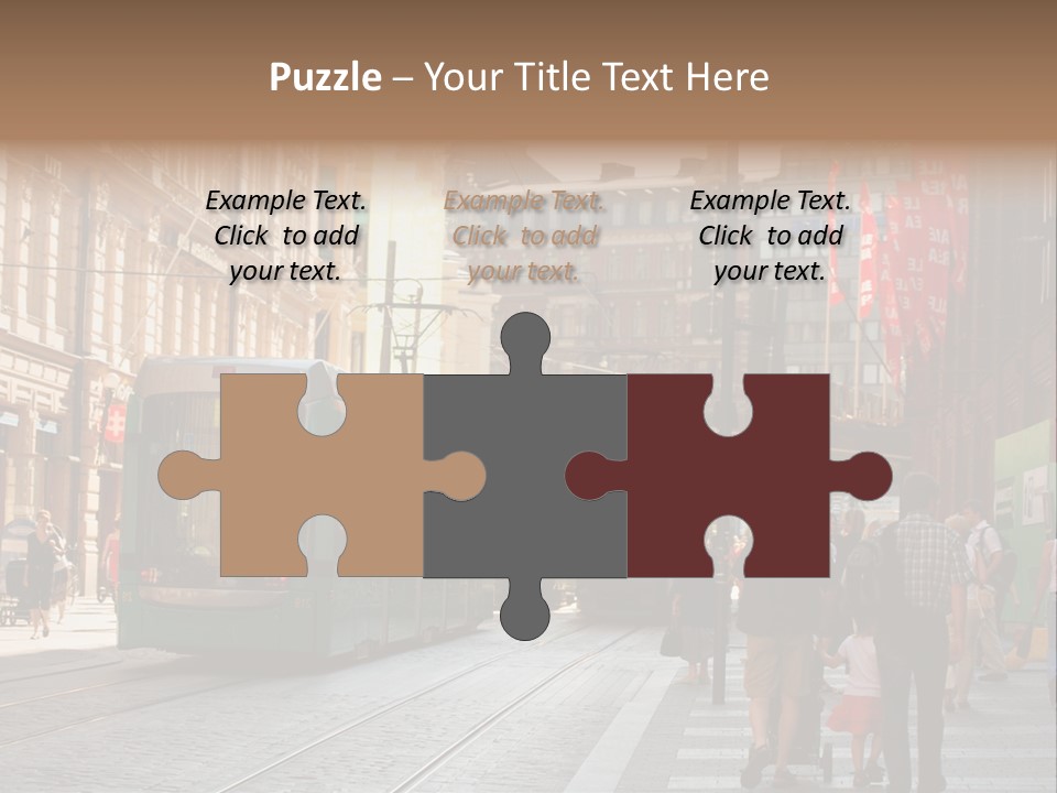 Helsinki Streetcar Finland PowerPoint Template