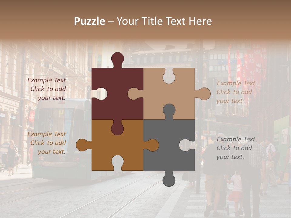 Helsinki Streetcar Finland PowerPoint Template