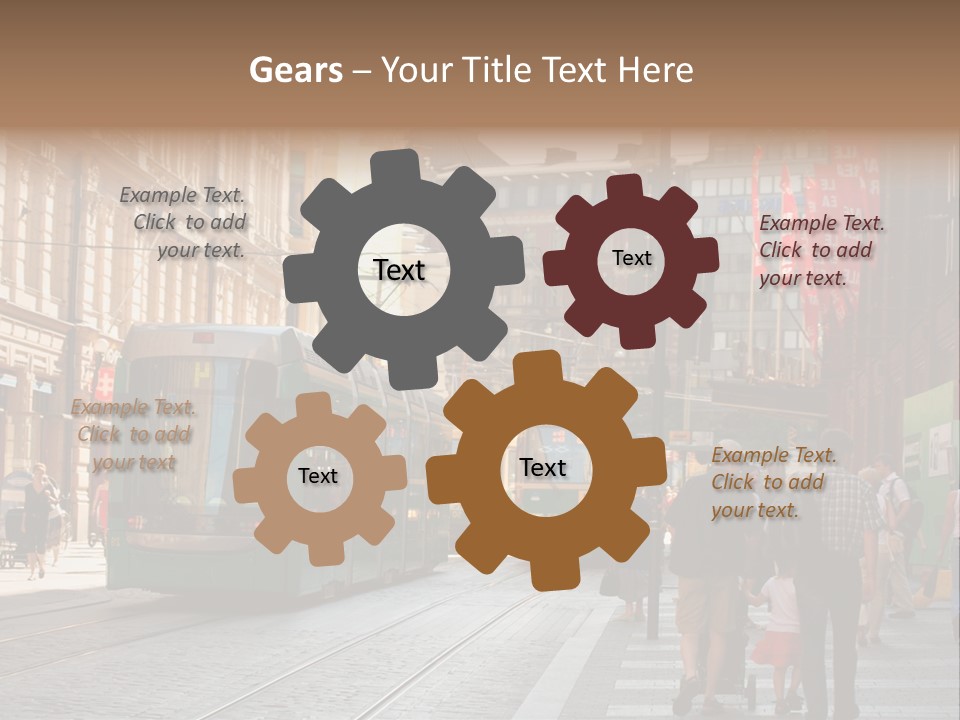 Helsinki Streetcar Finland PowerPoint Template