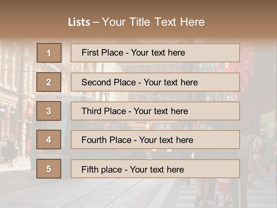 Helsinki Streetcar Finland PowerPoint Template