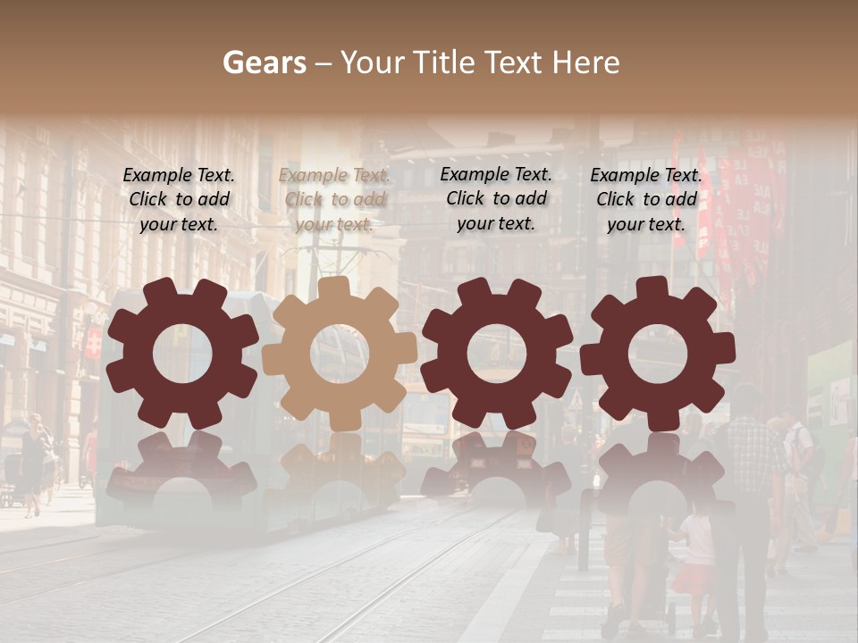 Helsinki Streetcar Finland PowerPoint Template