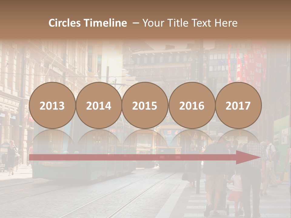 Helsinki Streetcar Finland PowerPoint Template