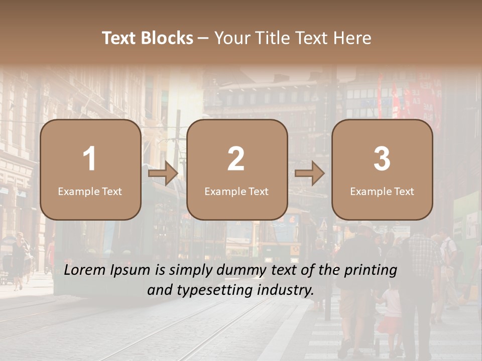 Helsinki Streetcar Finland PowerPoint Template