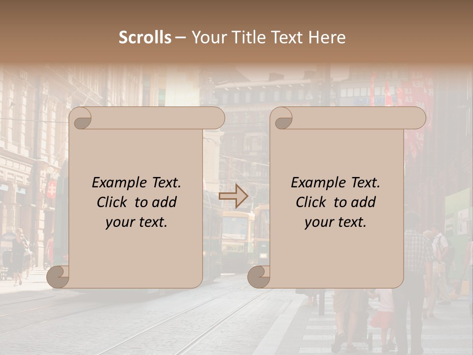 Helsinki Streetcar Finland PowerPoint Template