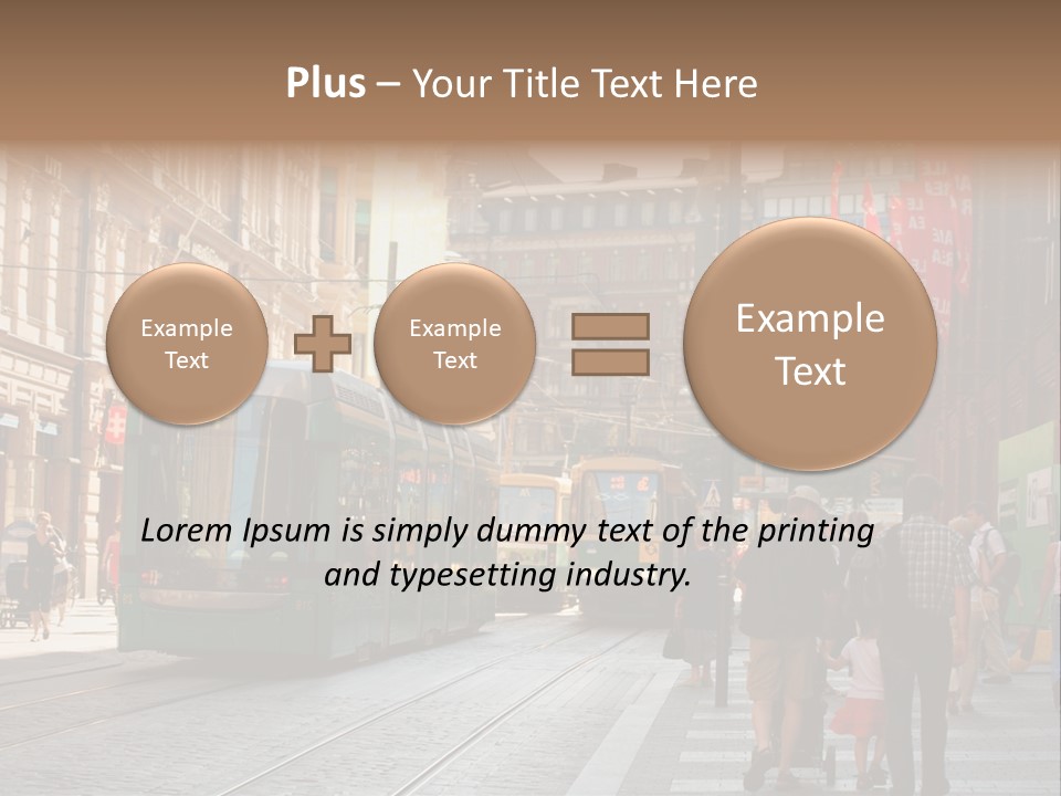 Helsinki Streetcar Finland PowerPoint Template