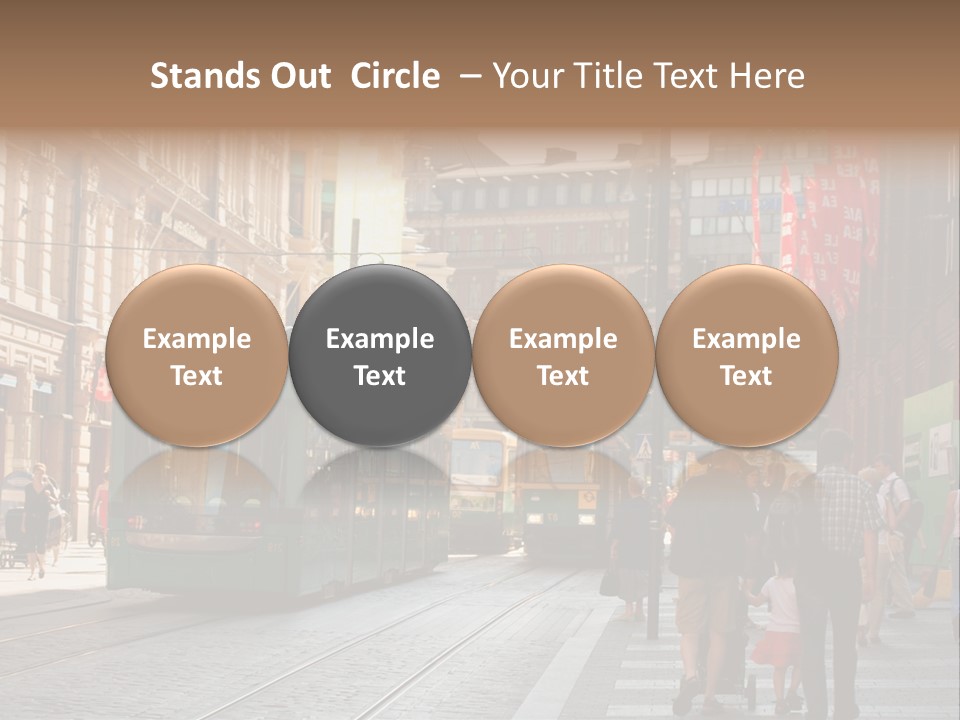 Helsinki Streetcar Finland PowerPoint Template