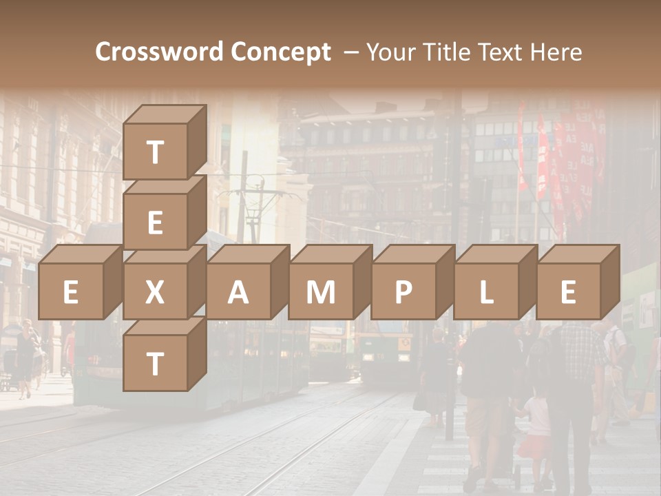 Helsinki Streetcar Finland PowerPoint Template