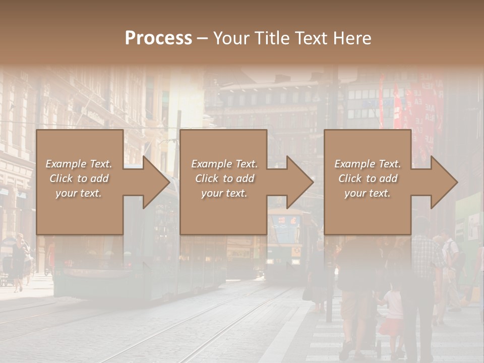 Helsinki Streetcar Finland PowerPoint Template