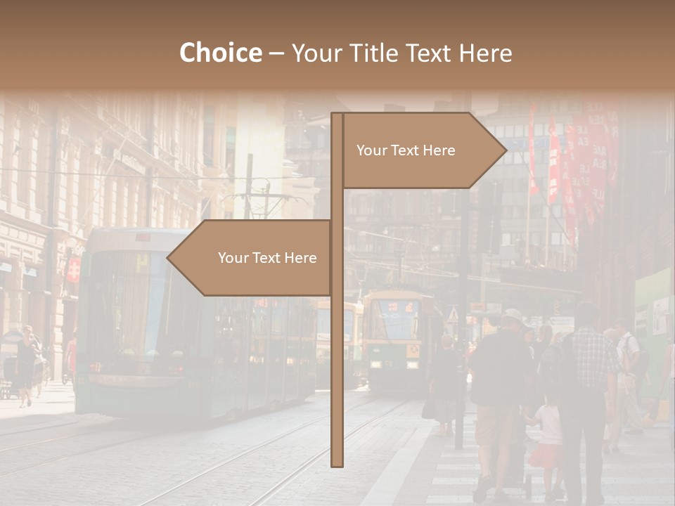 Helsinki Streetcar Finland PowerPoint Template