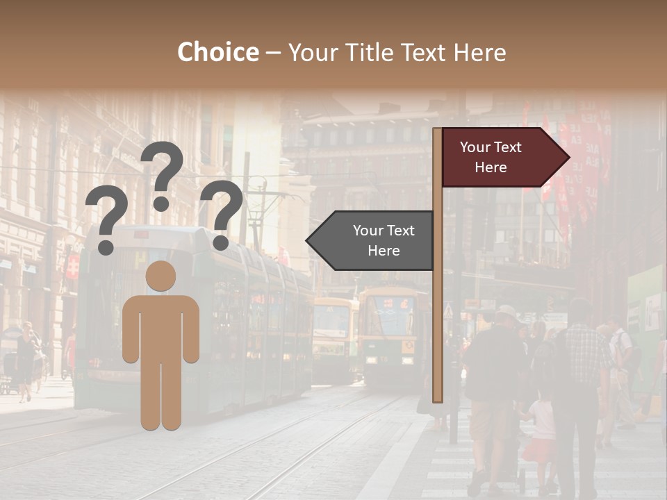 Helsinki Streetcar Finland PowerPoint Template