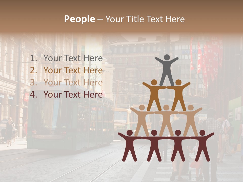 Helsinki Streetcar Finland PowerPoint Template