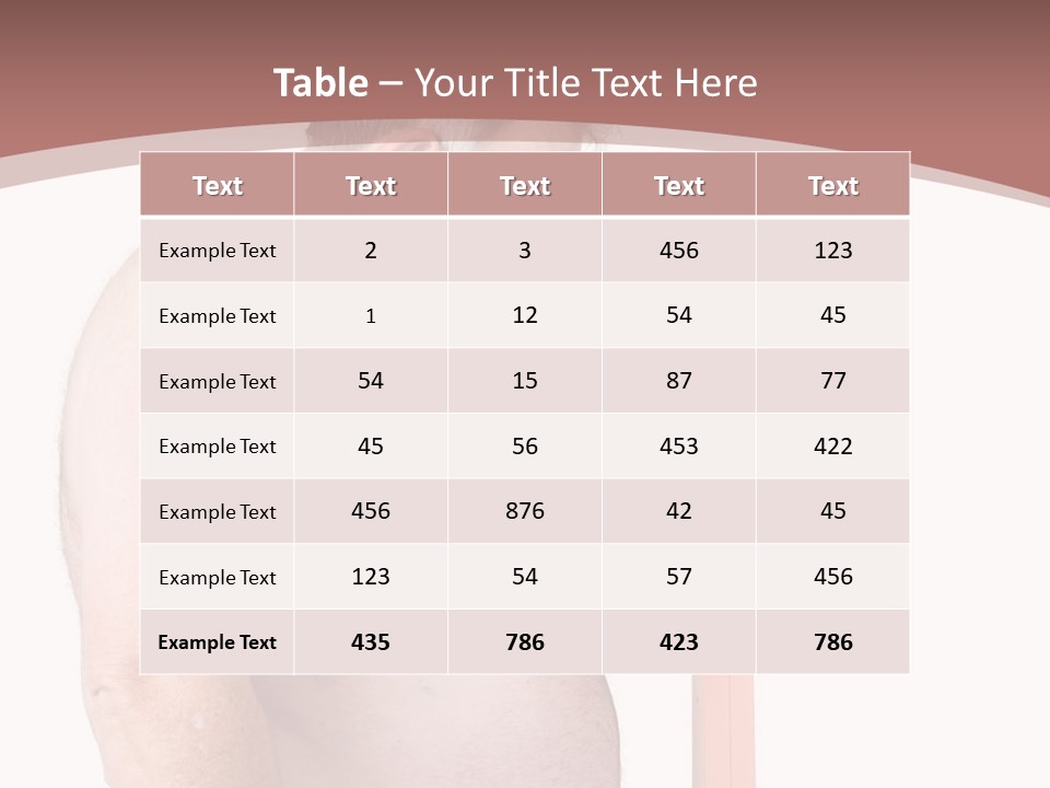 A Man With A Large Belly Standing Next To A Pink Object PowerPoint Template