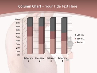 A Man With A Large Belly Standing Next To A Pink Object PowerPoint Template